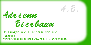 adrienn bierbaum business card